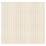 thumbnail of vidaXL Verzwaringsdeken 220x240 cm 15 kg stof lichtcrèmekleurig