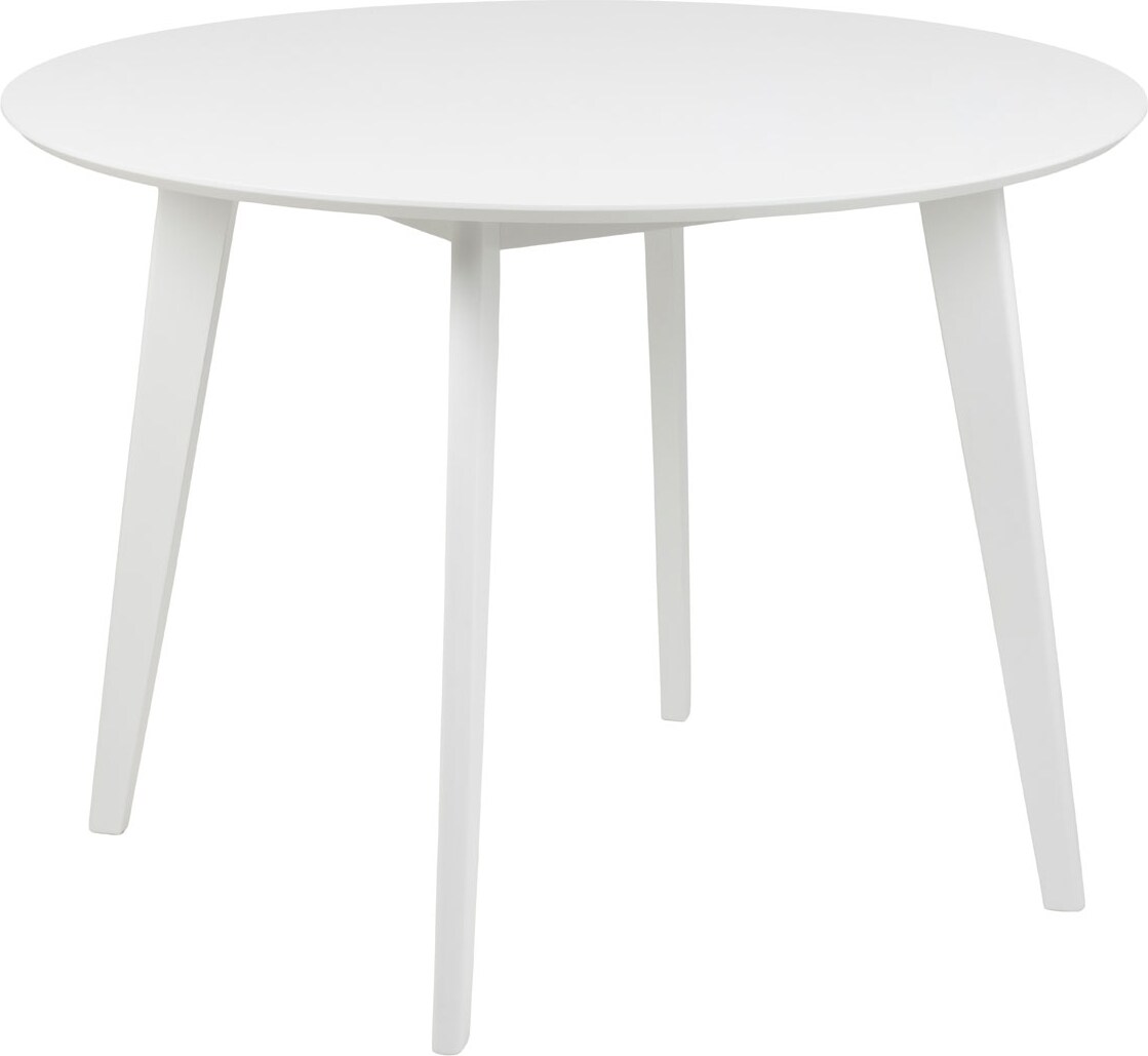 Roxby Esstisch Ø105 cm weiß.