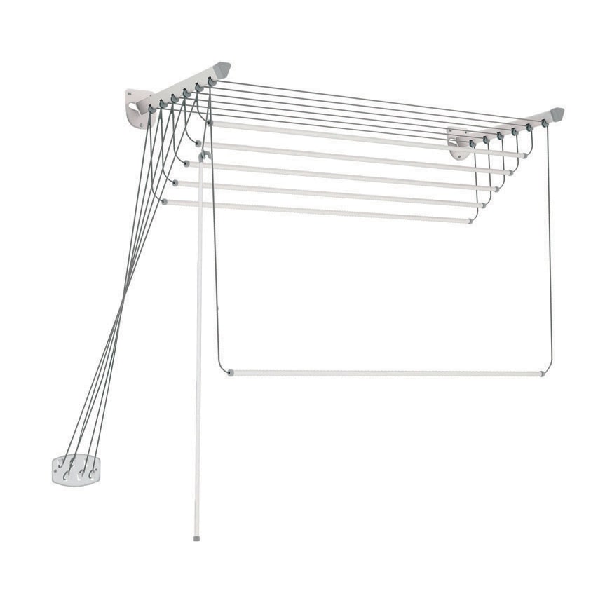 Xtra stendibiancheria su&giu per parete e soffitto   -ml.6 per stendere - cm.100x43x135h.