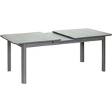 thumbnail of Table de jardin extensible en aluminium anthracite Milos 8 à 10 personnes Jardiline