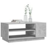 thumbnail of Table basse gris béton 102x55x43 cm bois d'ingénierie Modèle Signature Chic