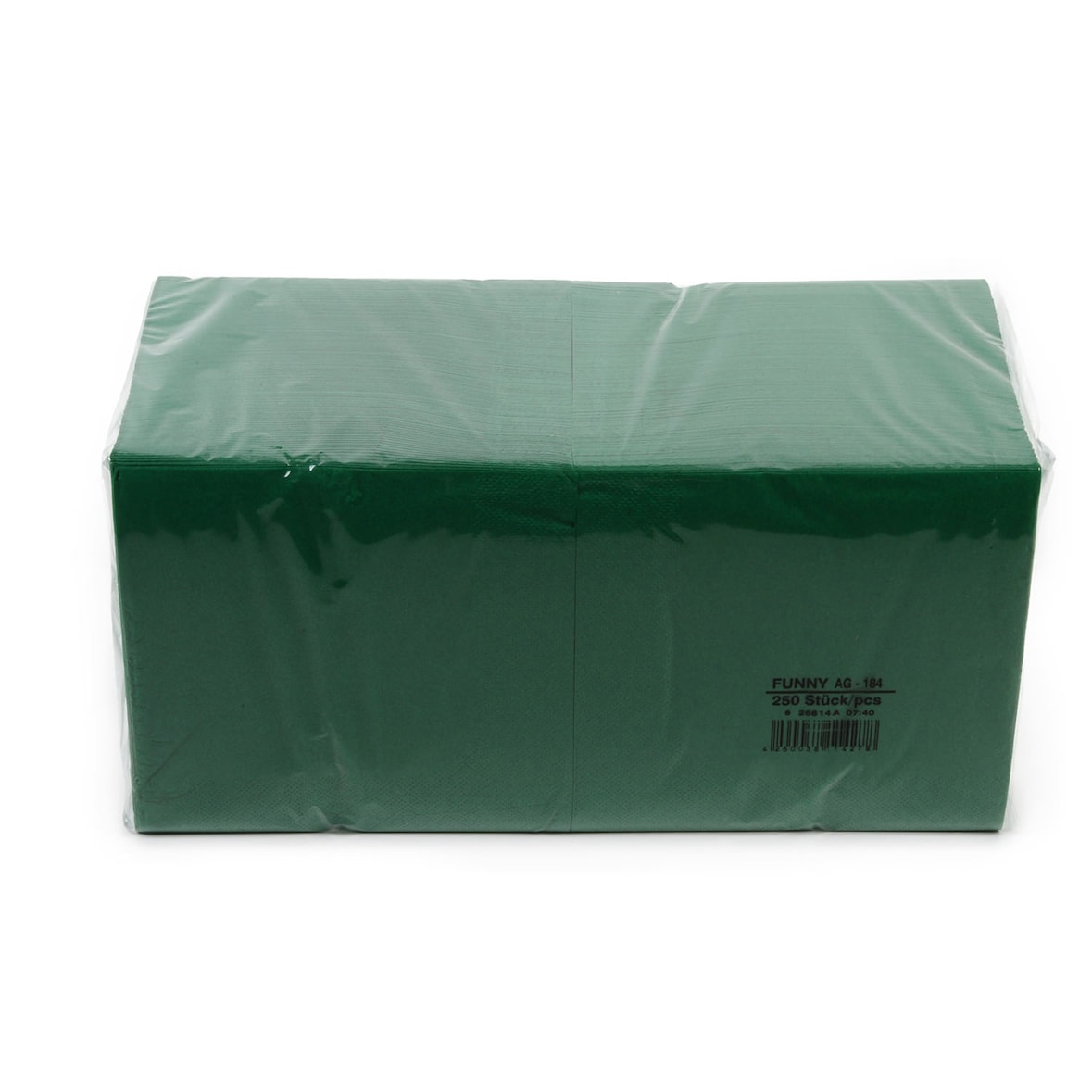 Tafel-Servietten, grün,  3-lagig, 33 x 33 cm, Inhalt 250 Stück