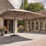 thumbnail of Ombrellone offset 3x4m in alluminio tortora