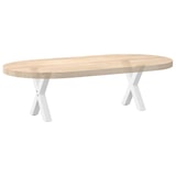 thumbnail of Pieds De Table Basse En Forme De X, 2 Pièces, Blanc, 40 X (30 31) Cm, Acier