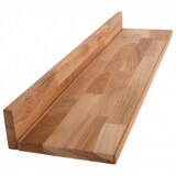 thumbnail of Raburg Wandregal ALVA, Eiche - 80 cm lang, 20 cm tief, robustes Vollholz, bis 8 kg belastbar