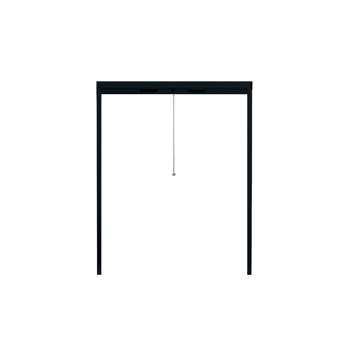 Fliegengitter Insektenschutz Fenster Rollo Alurahmen Bausatz Insektenschutzrollo 190 x 200 cm anthrazit - auf Maß