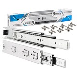 thumbnail of Schubladenschienen 10 STÜCK VOLLAUSZUG Rollenauszug Teleskopschiene Schubladenauszug H 45 L 800 mm