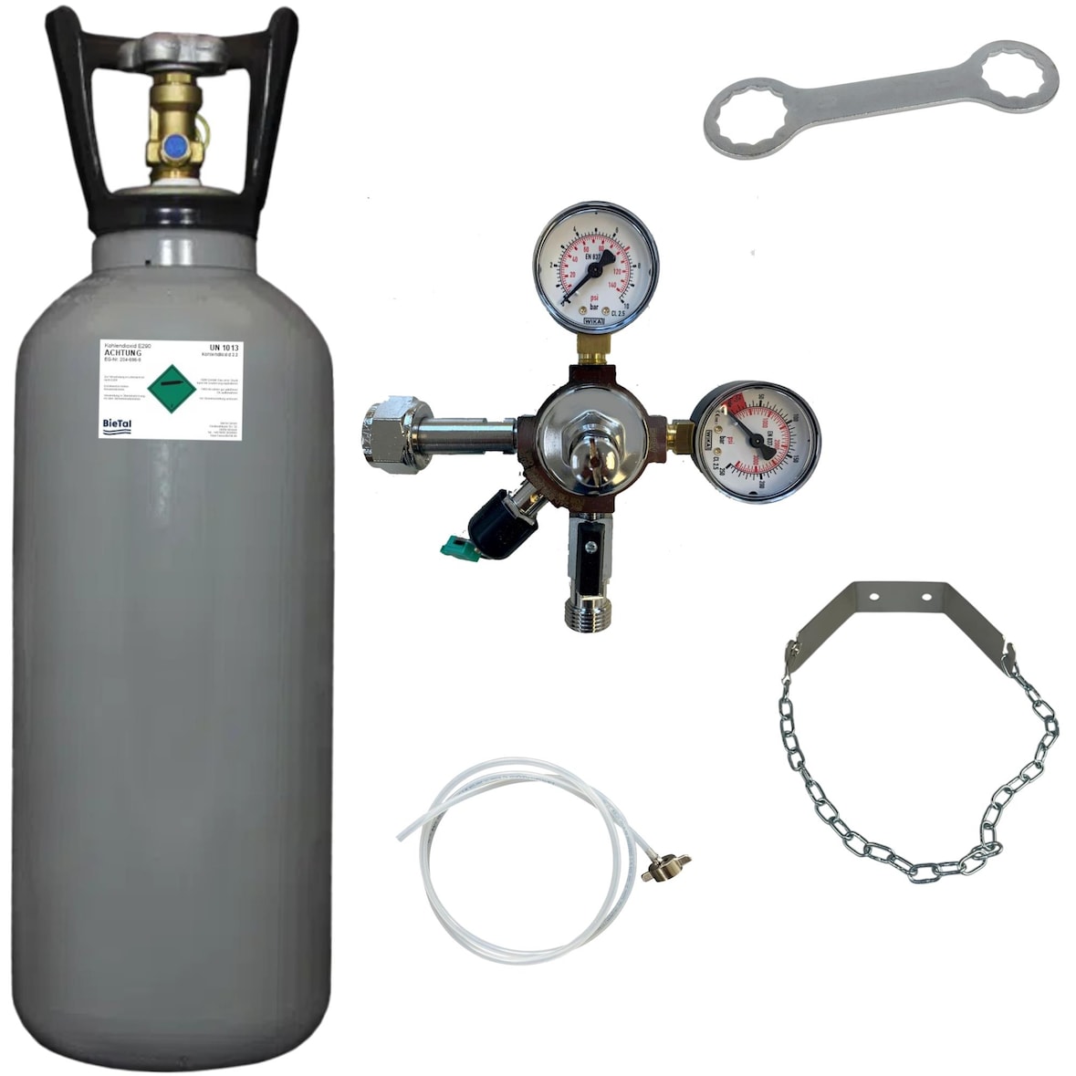 Umrüstsatz Umbauset Quooker CO2 Kohlensäure 6kg Flasche Umrüstung Zubehörset