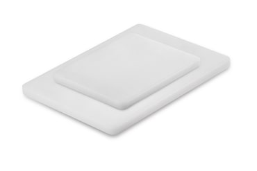 METRO PROFESSIONAL Juego de 2 tablas de cortar, polietileno, 33 x 25 cm + 40 x 30 cm, blanco