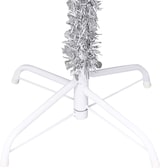 thumbnail of vidaXL Künstlicher Weihnachtsbaum Beleuchtung & Kugeln Silber 150 cm