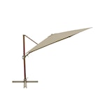 thumbnail of METRO PROFESSIONAL Vierkante parasol in hout-look, aluminium, 3 x 3 m, waterafstotend, humus