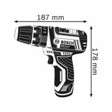 thumbnail of Trapano avvitatore a percussione 12V Bosch professional 2 batterie GSB 12V-15