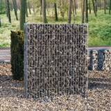 thumbnail of Wilk Gabionenzaun aus Draht Ø 5mm, feuerverzinkt, 120x140x25cm, Steinbedarf ca. 500 kg