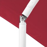 thumbnail of Sonnenschirm rund Ø2m rot Polyester knickbar UV Schutz