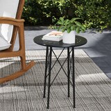 thumbnail of Outsunny-Gartentisch-Ø40 x 50H cm-Schwarz