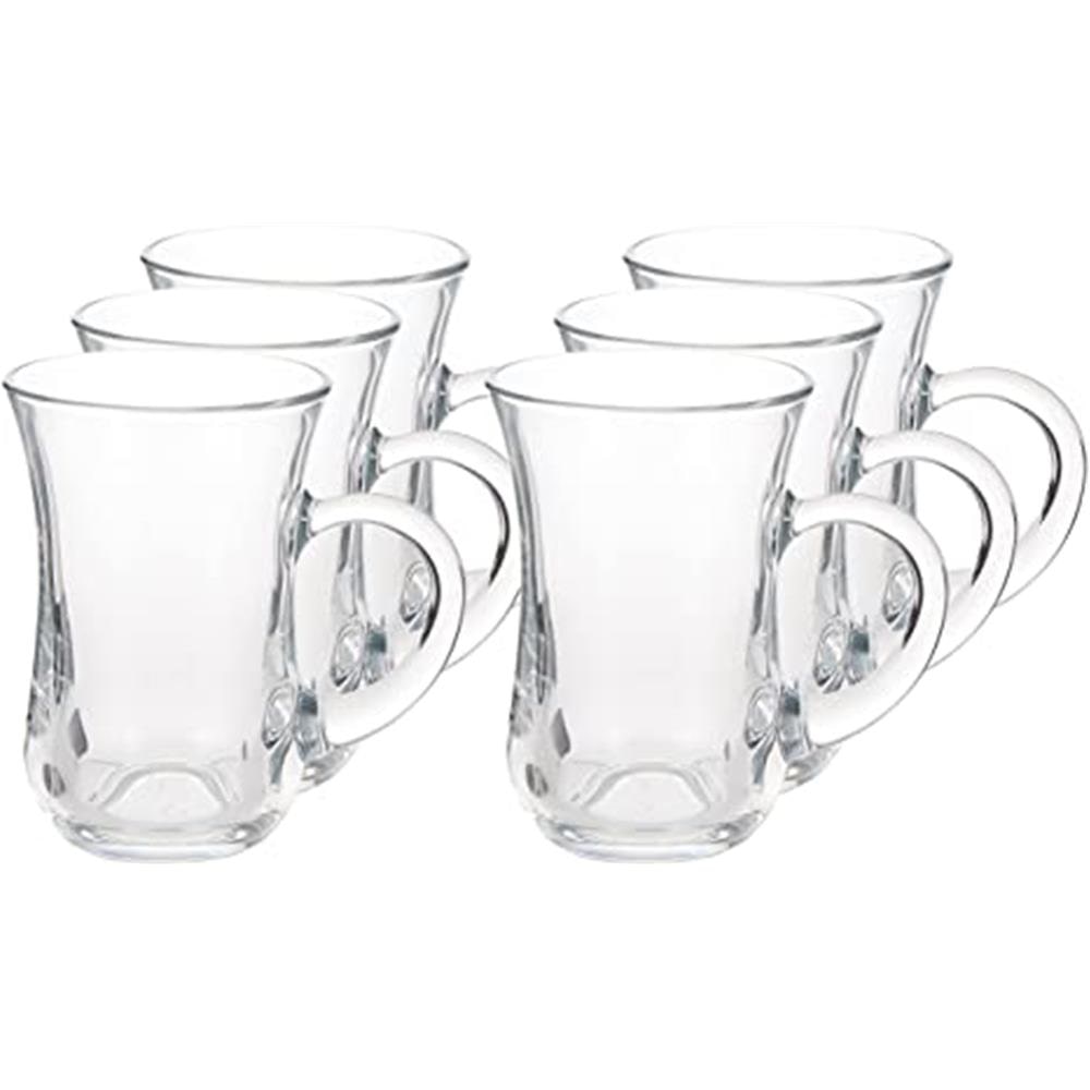 Pasabahce Keyif 6er Teeglas Set Türkische Teegläser 145 ml 55411