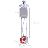 thumbnail of HOMCOM Cepillo de Vapor para Ropa 1800W Temperatura Ajustable a 11 Niveles 2L