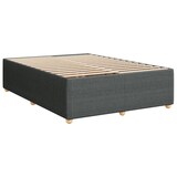 thumbnail of vidaXL Boxspringbett mit Matratze Dunkelgrau 160x200 cm Stoff