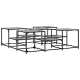 thumbnail of Mesa de centro madera de ingeniería gris Sonoma 121x121x40 cm