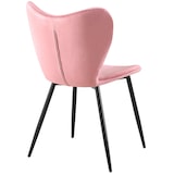 thumbnail of Esszimmerstuhl Maika rosa/Samt