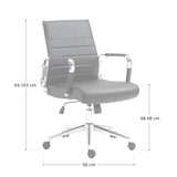 thumbnail of SVITA OFFICE COMFORT bureaustoel draaistoel directiestoel stoffen bekleding donkergrijs