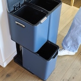 thumbnail of Kitchen Move Cestino a pedale raccolta differenziata HAJA grigio 60L Acciaio inossidabile grigio