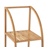 thumbnail of Estante arqueada em bambu com 3 níveis Canoply 110.5x37x35cm Natural Thinia Home