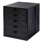 thumbnail of HAN Schubladenbox Kunststoff Schwarz 5 Schübe 27,5 x 33 x 32 cm DIN A4