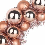 thumbnail of vidaXL Weihnachtsballkränze 2 pcs Roségold 33 x 33 x 7 cm Polystyrol