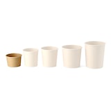 thumbnail of BIOZOYG Suppenbecher to go 25 Stück 200 ml, braun Suppenschüsseln Einweg - Einweggeschirr Alternative zur Plastikschüssel - Becher, Suppe, Soup Bowl