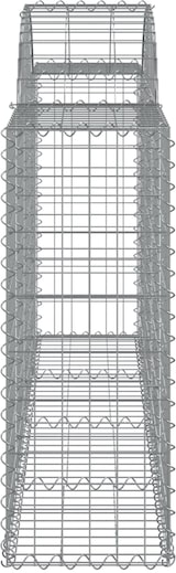 thumbnail of vidaXL Gabionen mit Hochbogen 18 Stk. 200x30x80/100cm Verzinktes Eisen