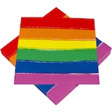 thumbnail of Regenbogen Party Deko Set Einweggeschirr Partyset Partydeko bunt Pirde LBTQ