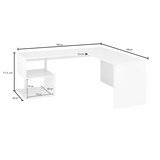thumbnail of Web Furniture ESSE Scrivania Angolare Melaminico 180/160cm   Report