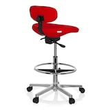 thumbnail of Kruk / draaikruk / werkstoel WORK MF rood hjh OFFICE