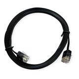 thumbnail of ROLINE UTP Patchkabel Cat.6A (Class EA), extra-flach, schwarz, 0,5 m