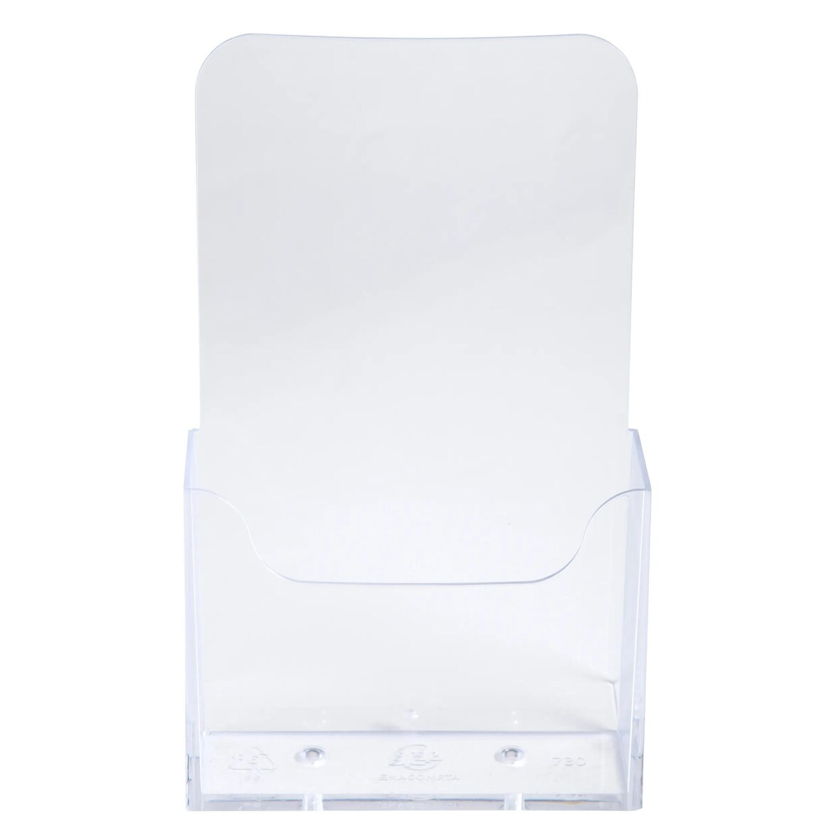 Exacompta 73058D 10x folderhouder tafelmodel met 1 vak voor formaat DL, transparant
