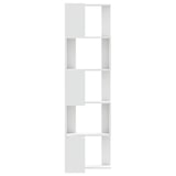 thumbnail of vidaXL Eck-Bücherregal 5 Böden Weiß 50x50x179 cm Holzwerkstoff