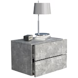 thumbnail of VCM Nachttisch Usal Beton-Grau H. 30 x B. 45 x T. 32 cm