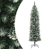thumbnail of vidaXL Künstlicher Weihnachtsbaum mit Ständer Schlank 180 cm PVC