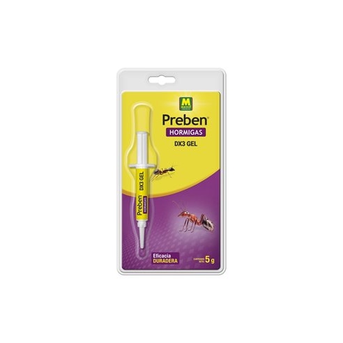 Gel jeringa DX3 antihormigas 5g Preben 231638 Massó