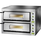 thumbnail of Forno Pizza elettrico professionale FIMAR. Modello FYL4+4 manuale. 2 camere di cottura con piano refrattario e luce. Capacità 8 pizze
