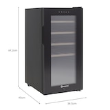 thumbnail of Sommertal WK 50 Weinkühlschrank – 15 Flaschen, 5–20 °C einstellbar, abschließbar, LED-Beleuchtung, Glastür, Touchscreen