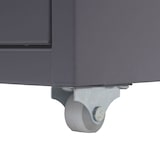 thumbnail of Décoshop26 - Büroschrank mit 8 Schubladen auf Rollen 110 x 28 x 41 cm dunkelgrau/weiß-schwarzer Stahl 04_0004359
