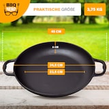 thumbnail of BBQ-Nerd® Paellapfanne aus Gusseisen Ø 36 cm (6 Personen) ? Antihaftpfanne mit Flachboden für traditionelle spanische Paella ? Gusspfanne