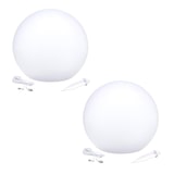 thumbnail of 2 Boules lumineuses solaires ∅30cm Blanc Lumisky