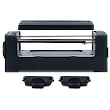 thumbnail of Wëasy TIK12 raclette voor 2 personen, raclette & grill, koppelbaar tot 4 apparaten, 2 pannetjes en 2 houten spatels
