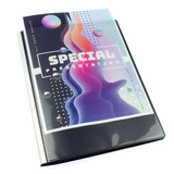 thumbnail of Kangaro showalbum A4, PP, 10 tassen, zwart met insteek, krimp a 10 stuks.
