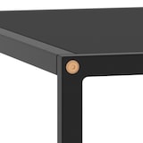 thumbnail of vidaXL Couchtisch Schwarz mit Schwarzem Glas 80x80x35 cm