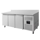 thumbnail of Mesa refrigerada de 3 puertas, con peto, acero inoxidable, refrigeración por aire, 85 x 179.5 x 70 cm, GN1/1, 310 W, EASYLINE, 417L, 10008 Vaiotec