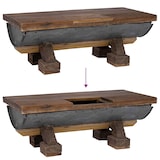 thumbnail of Table basse Naturel 90 x 50 x 35 cm bois Modèle Orion Office Minimal